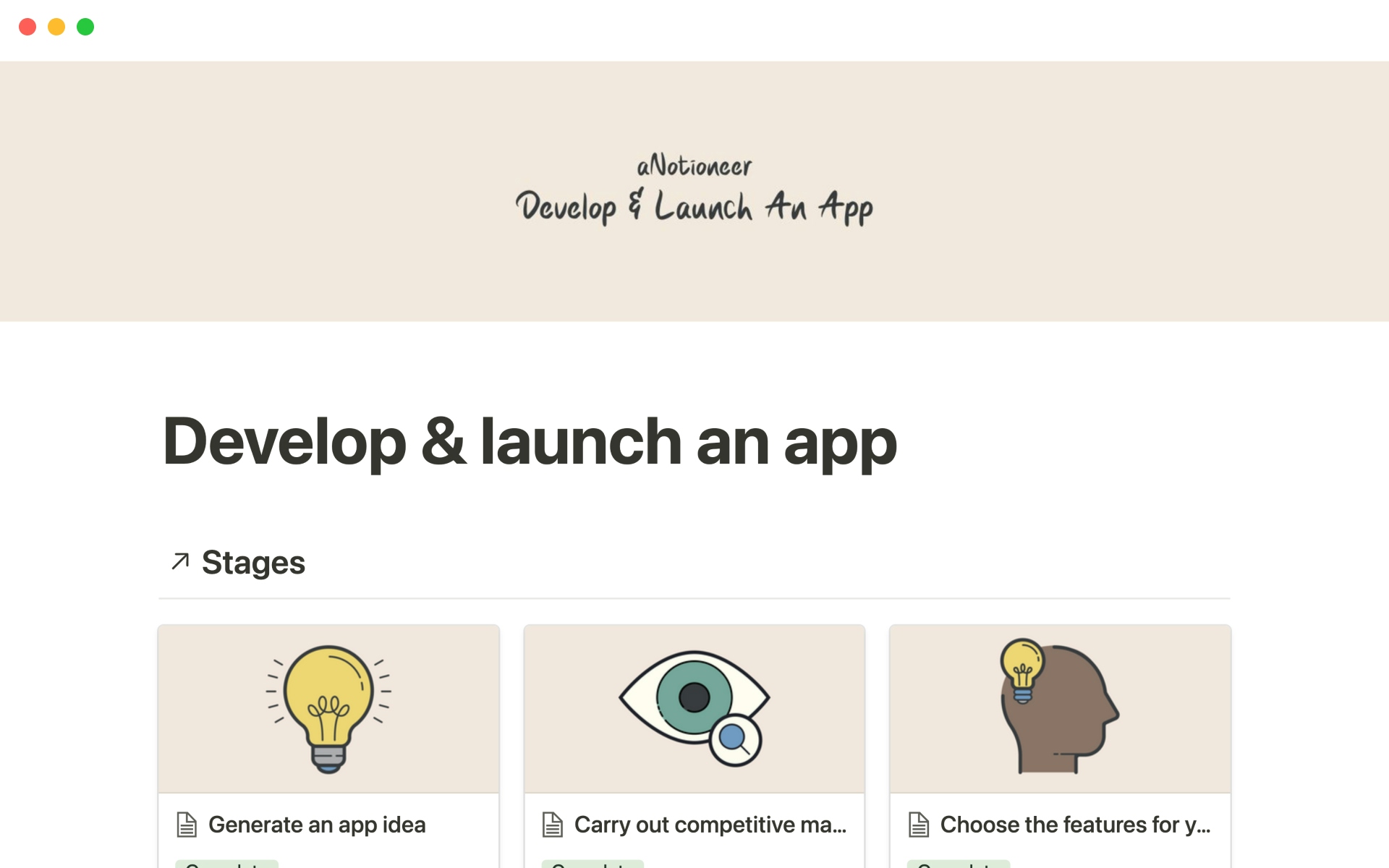 Develop & Launch an App